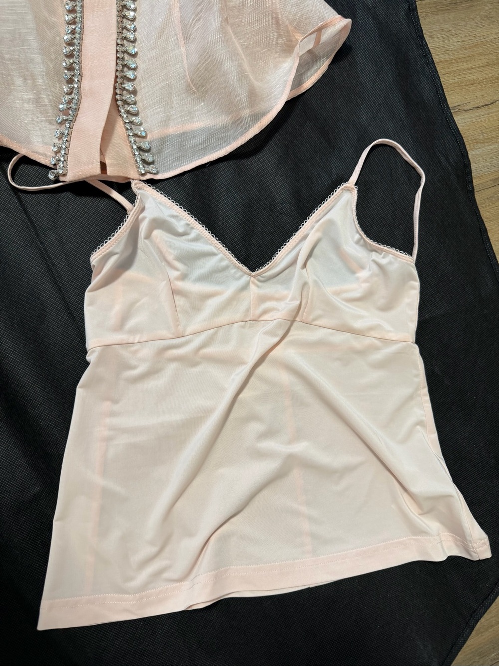 Zimmermann Matchmaker Embellished Pink Short-Sleeve Top - NWT - AU0/US4 - Picture 7 of 10